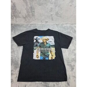 Jason Aldean 2013 Night Train Tour T-Shirt Mens XL Black Country Music Concert